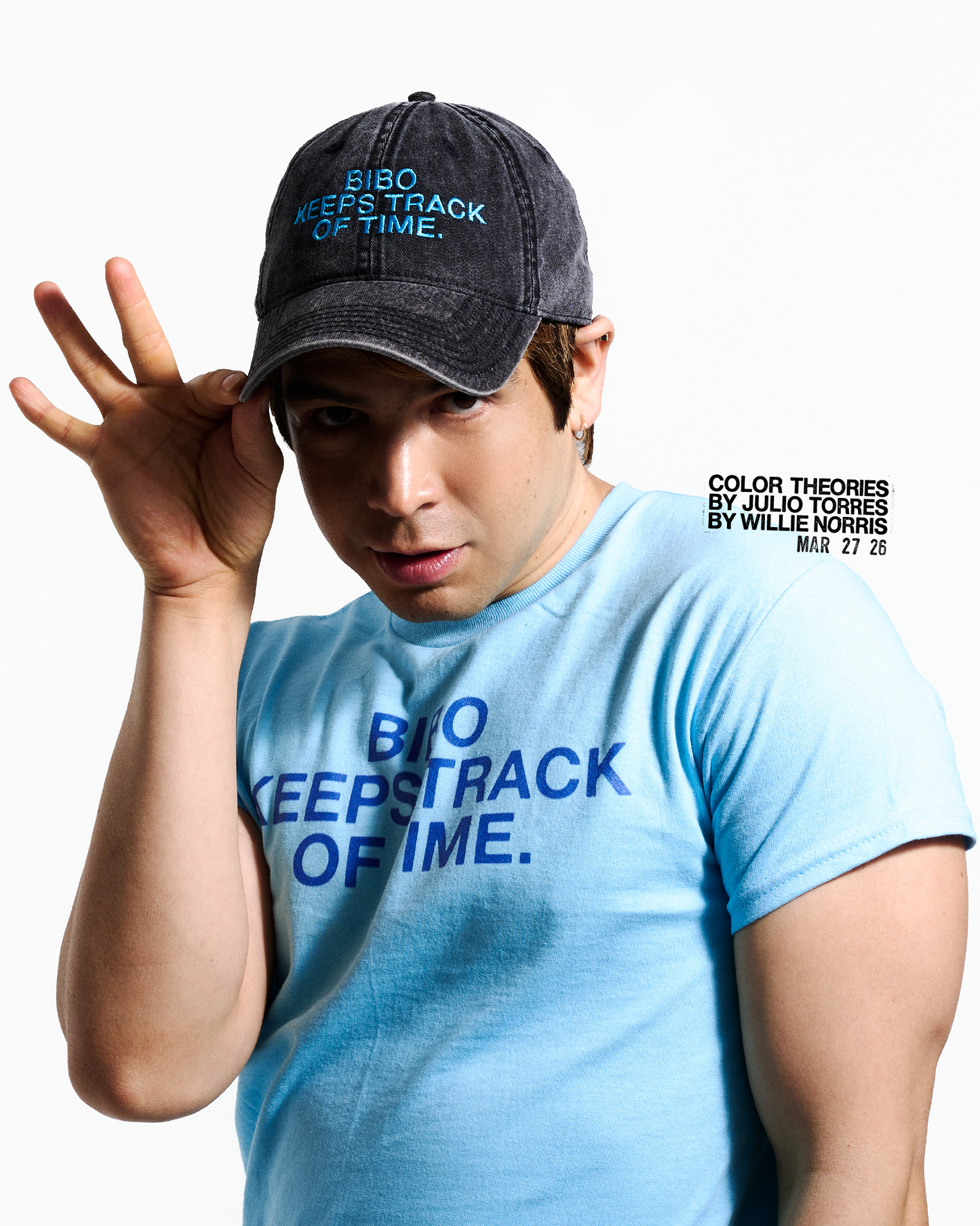 'BIBO KEEPS TRACK OF TIME' HAT