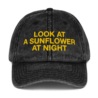 'SUNFLOWER AT NIGHT' HAT